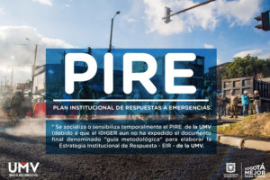 Plan Institucional de Respuesta a Emergencias