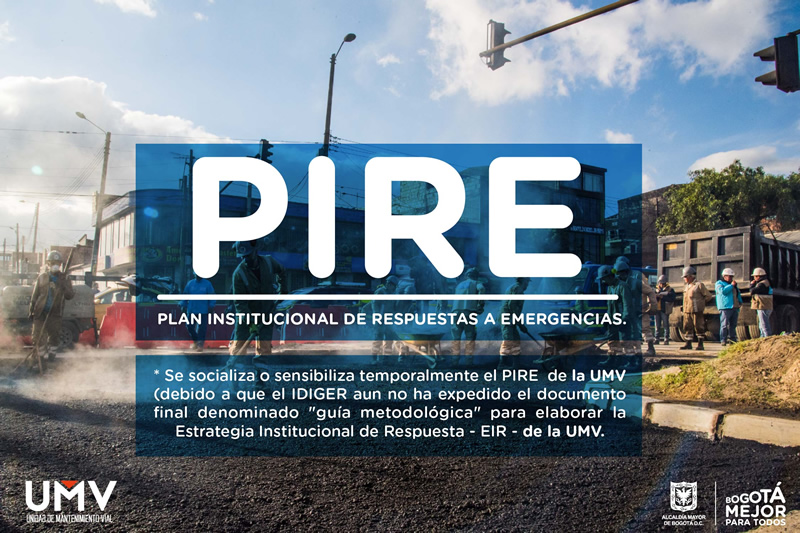 Plan Institucional de Respuesta a Emergencias