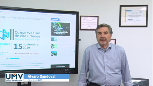 Presentación Director UMV – Foro II de Conservación Vial