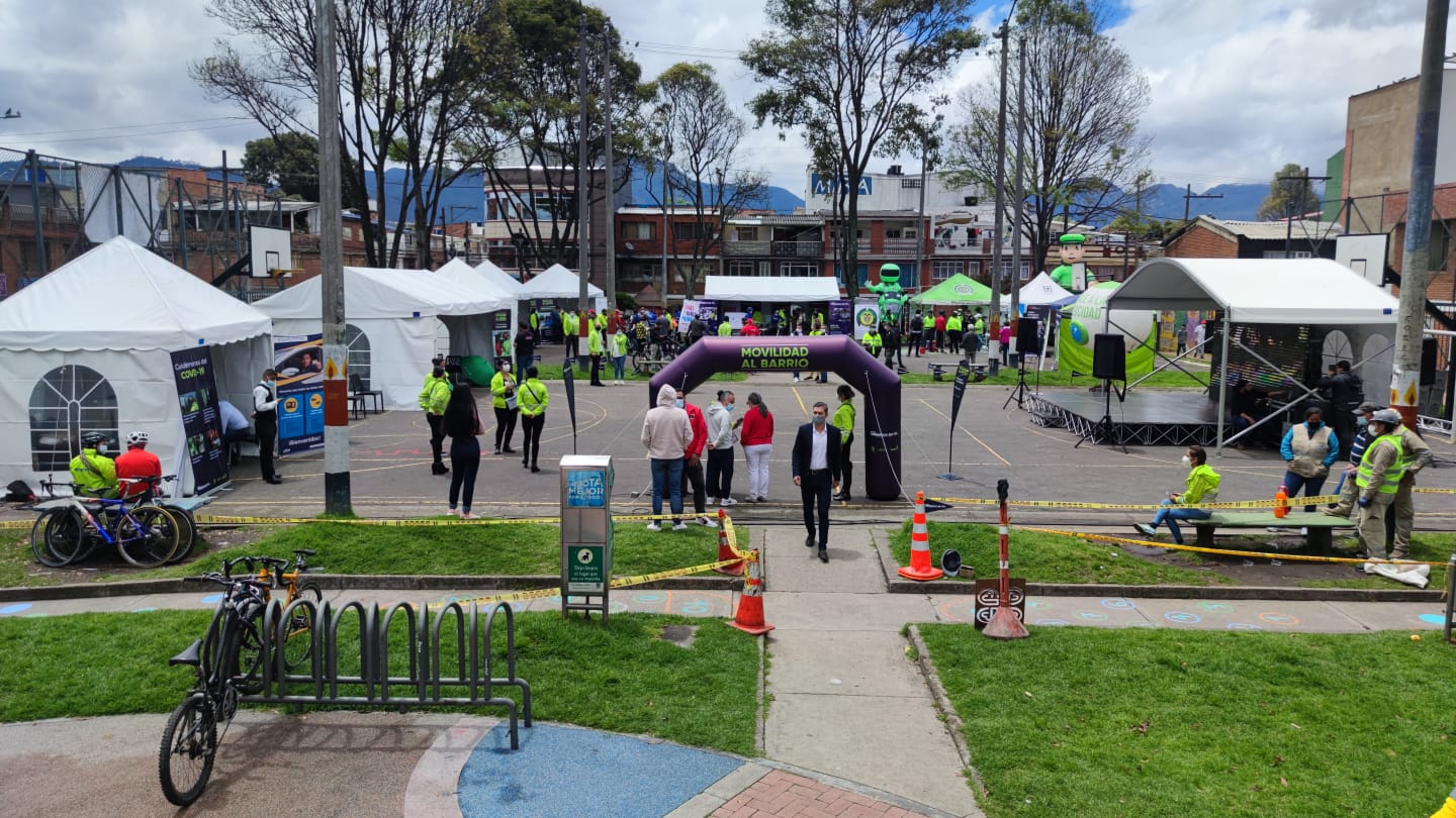 la UMV entregó un balance de obras en Puente Aranda durante la primera jornada de “Movilidad al Barrio”