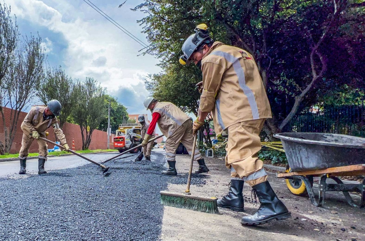 La UMV ha mejorado más de 200 mil metros cuadrados en las vías de Bogotá