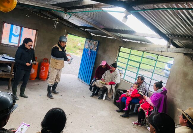 En Sumapaz la UMV brindó una jornada de sensibilización a la comunidad para proteger la flora de la zona