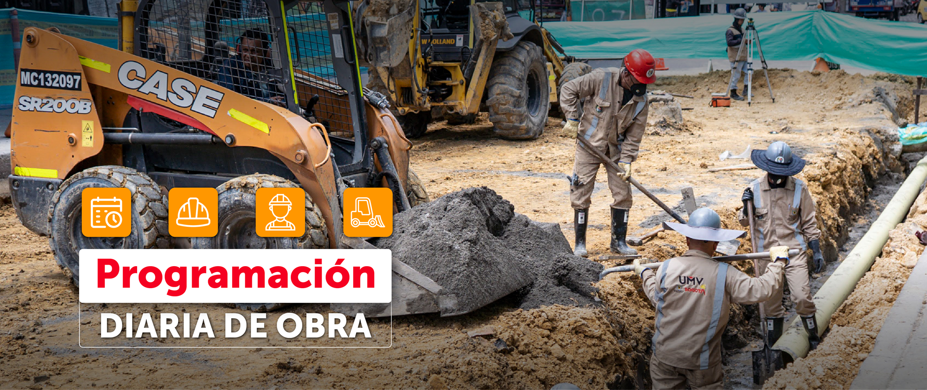 Programación de intervención de obra georeferencida 25 de junio 2026
