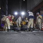 Unidad de Mantenimiento Vial interviene vías en La Candelaria con motivo del cumpleaños de Bogotá