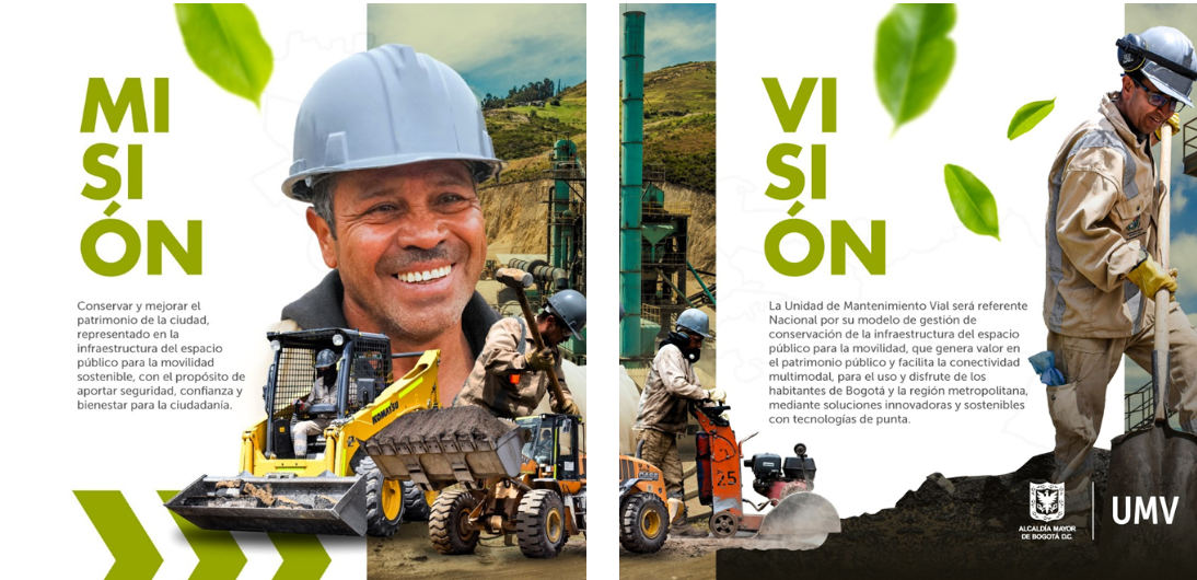 La Unidad de Mantenimiento Vial presenta su nueva misión, visión y valores corporativos