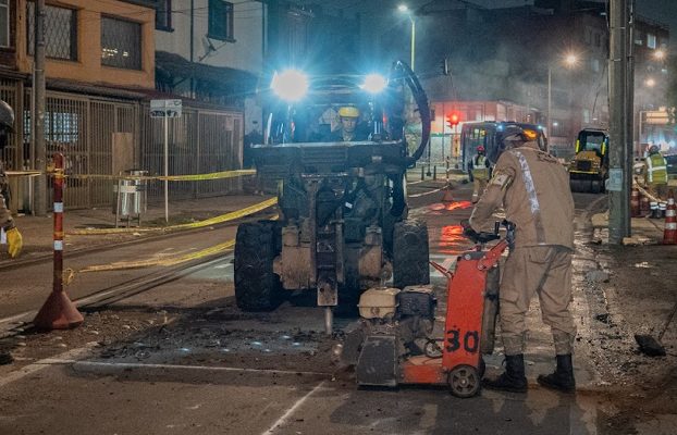 La UMV mejora la movilidad en el barrio San Luis de Teusaquillo con labores de parcheo
