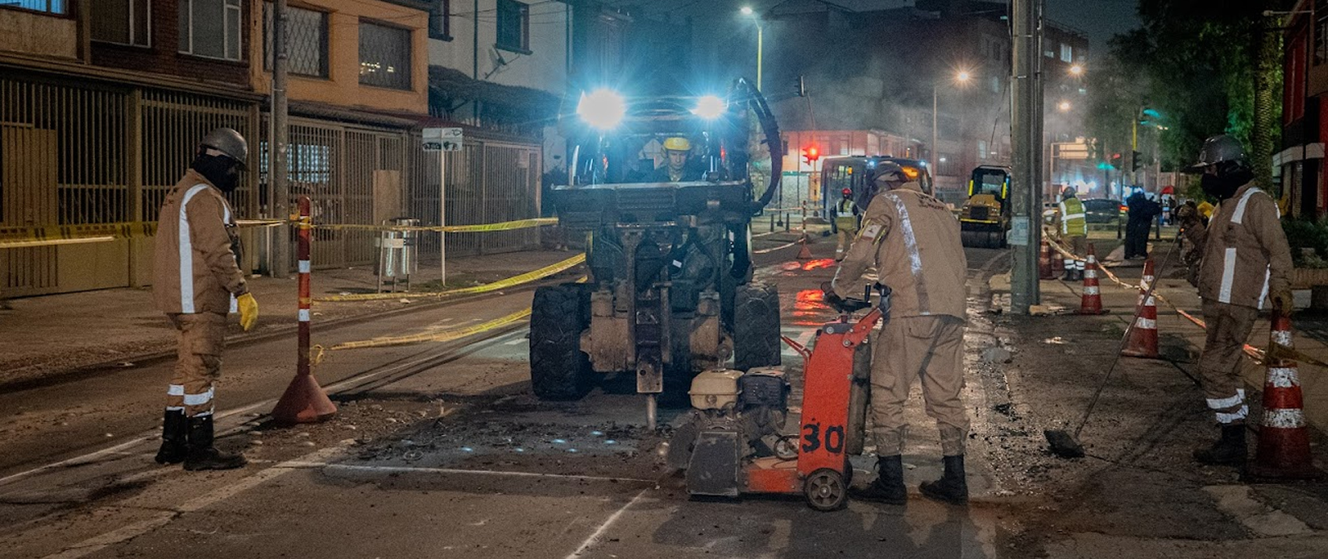 La UMV mejora la movilidad en el barrio San Luis de Teusaquillo con labores de parcheo