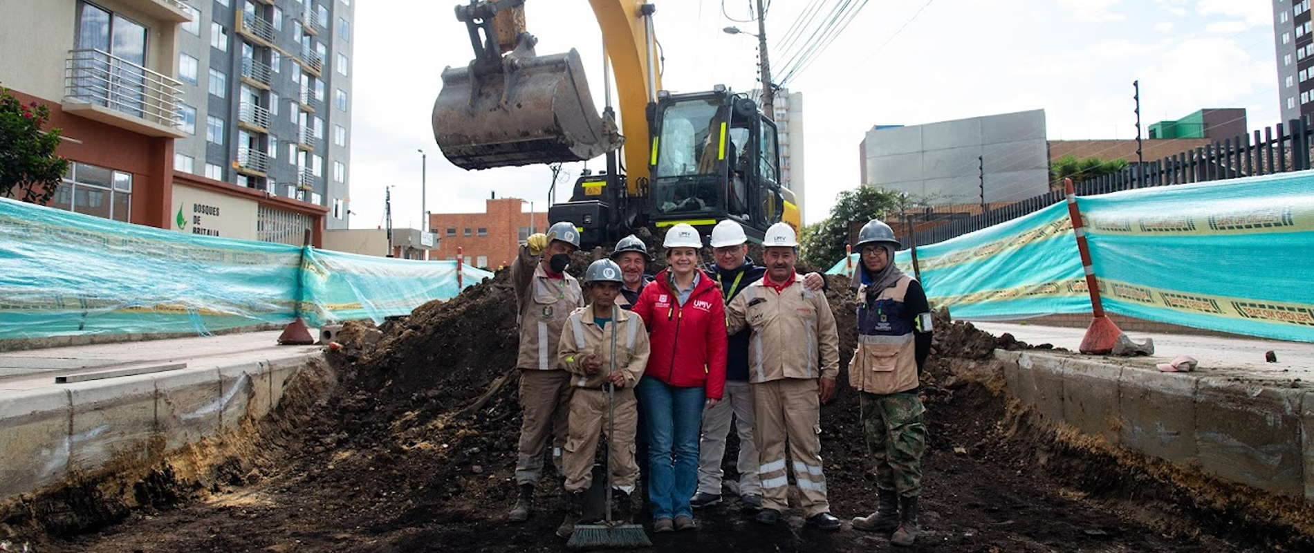 La UMV avanza en el mejoramiento vial del barrio Britalia, en Suba