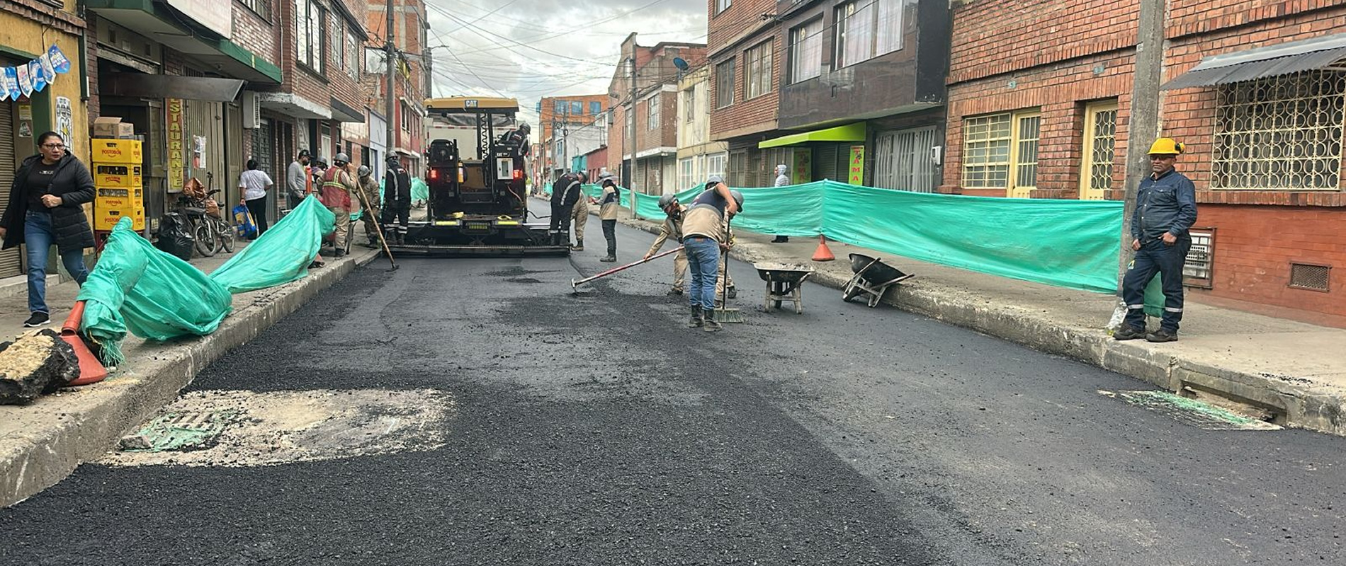 La UMV entrega vías renovadas alrededor de colegios y jardines en Fontibón Centro