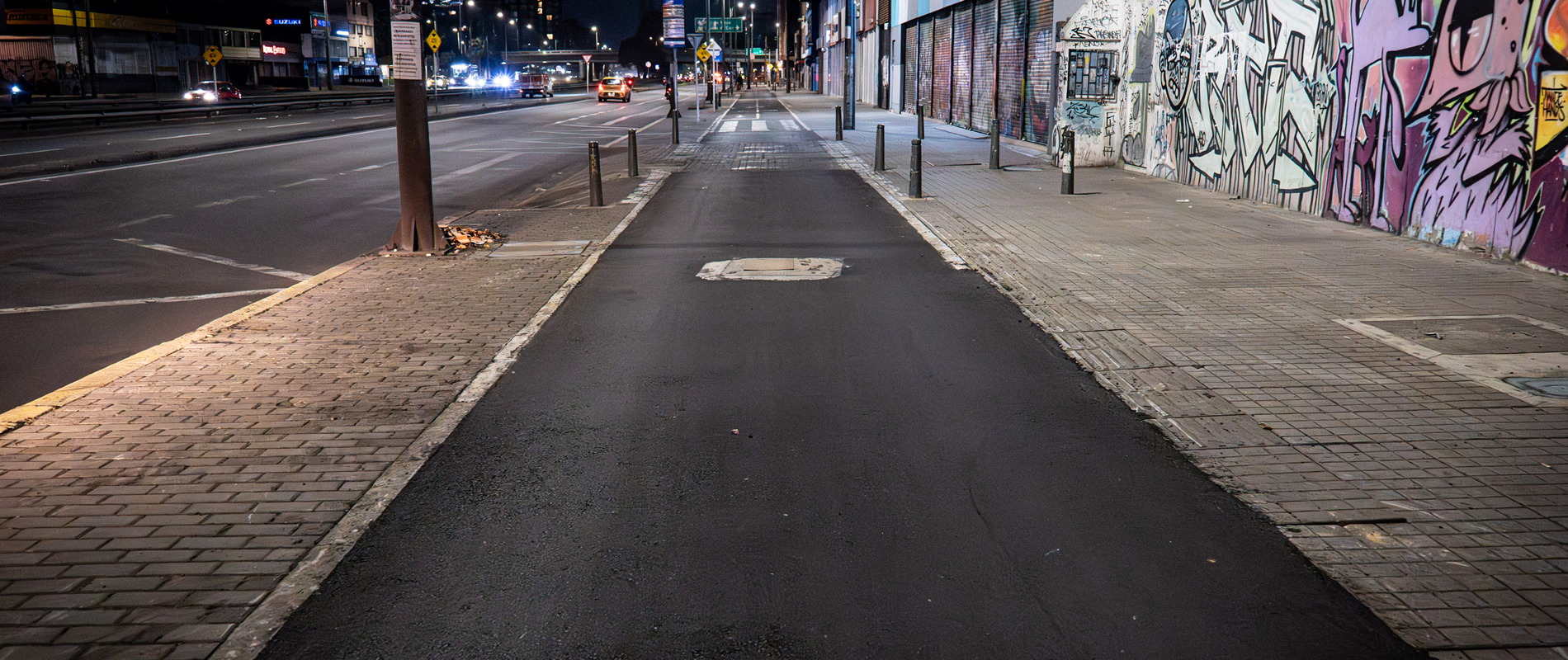 La UMV mejora más de 4.000 m² de la ciclorruta de la Avenida Boyacá