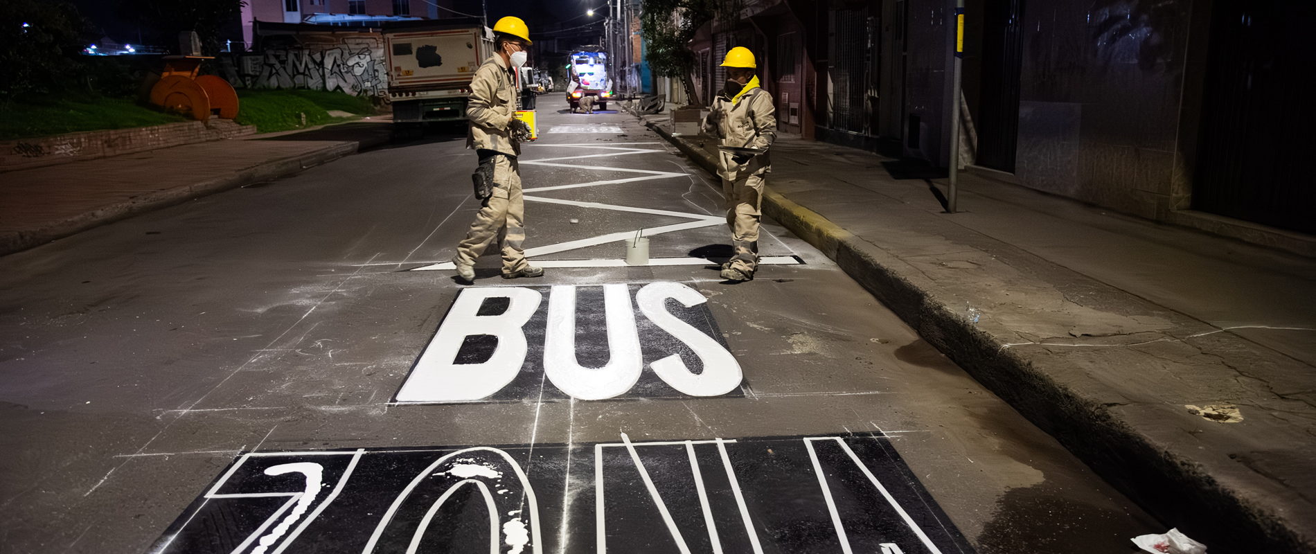 La señalización vial en los barrios de Bogotá se fortalece