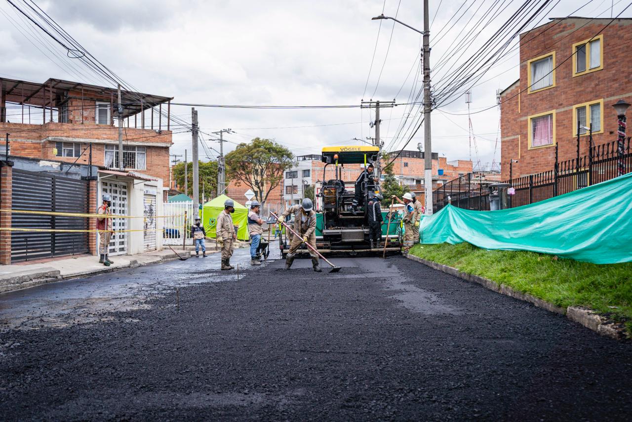 Bogotá Renueva Vías del Barrio Timiza en Kennedy