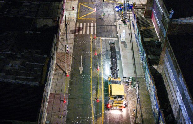 La UMV inicia intervenciones nocturnas en el barrio La Estrada, localidad de Engativá