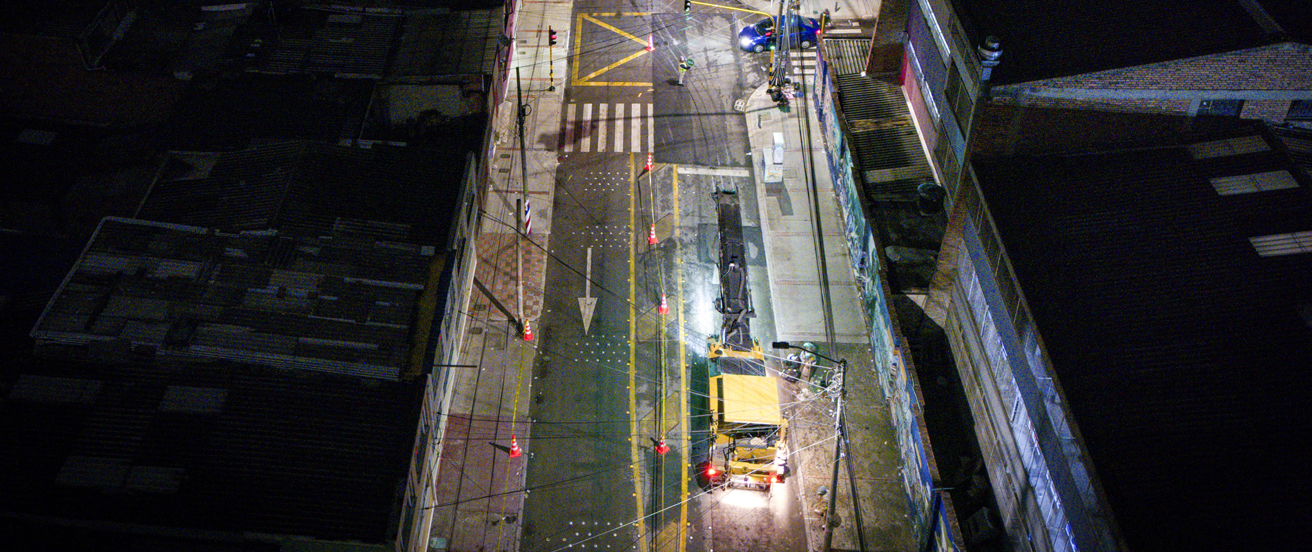 La UMV inicia intervenciones nocturnas en el barrio La Estrada, localidad de Engativá