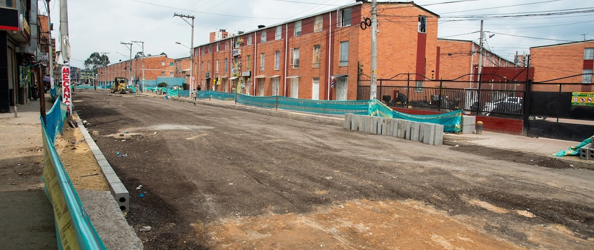 Transformación en Engativá: La UMV rehabilita vía estratégica en el sector de Unir