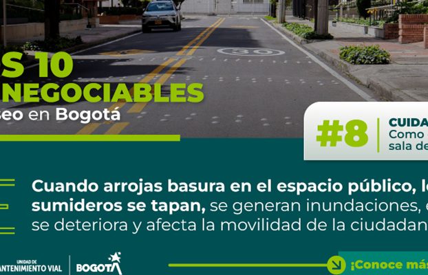 ‘Los 10 No Negociables’: la UMV avanza con  limpieza de sumideros en barrios de Bogotá