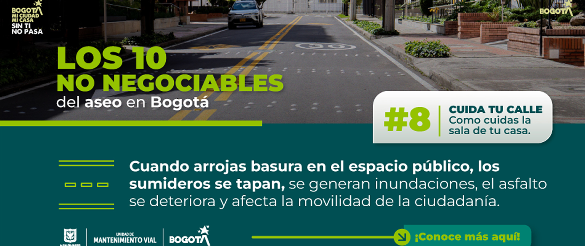 ‘Los 10 No Negociables’: la UMV avanza con  limpieza de sumideros en barrios de Bogotá