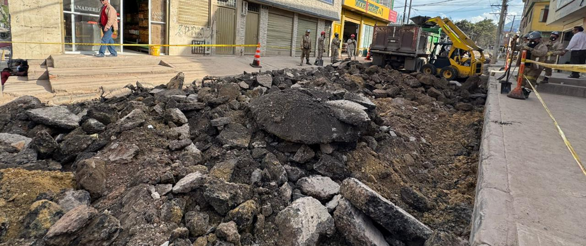 Inician obras prioritarias de la malla vial en el sector de El Mochuelo