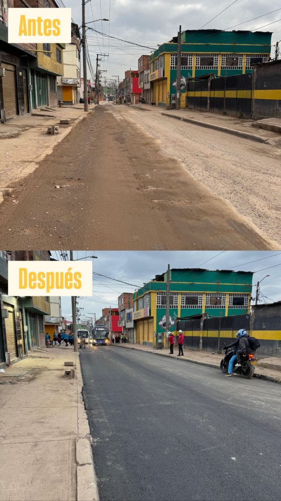 En tiempo récord UMV recupera vía clave para la movilidad en El Mochuelo En tiempo récord UMV recupera vía clave para la movilidad en El Mochuelo