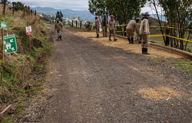 En la vereda La Unión, en Usme, la UMV fortalece la conectividad rural con obras de bioingeniería