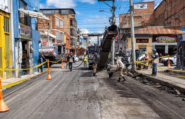 UMV renueva vías del Bronx Distrito Creativo en el centro de Bogotá