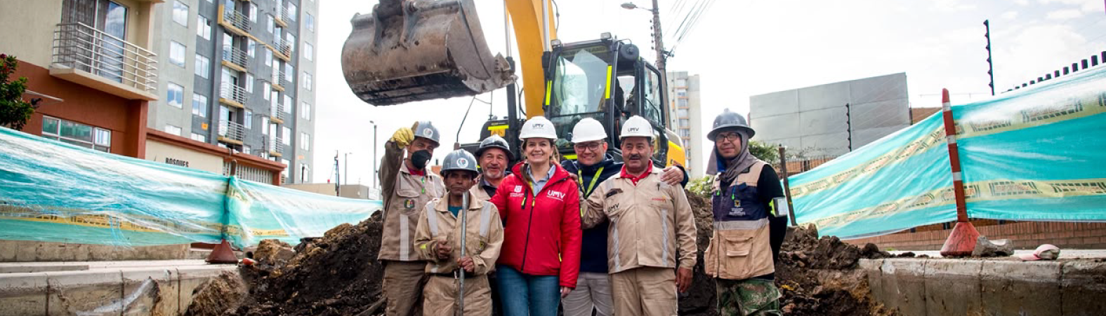 La UMV ya supera 1 millón de m2 intervenidos en los  barrios de Bogotá durante el año 2026